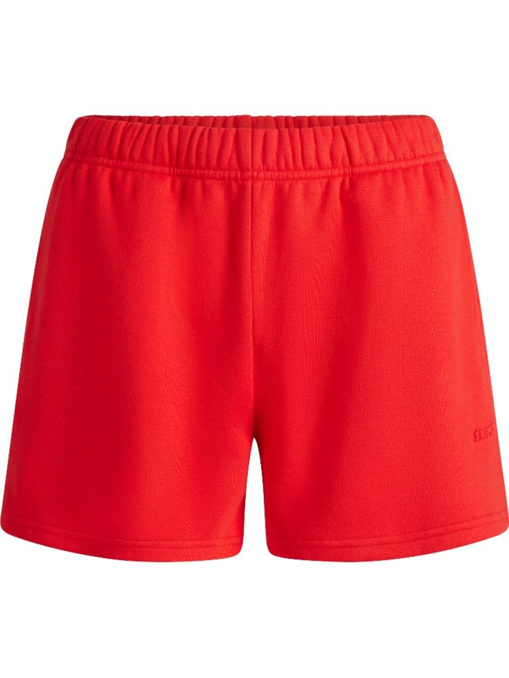 SKIMS Cotton Fleece Classic Short Ruby Size M NWT